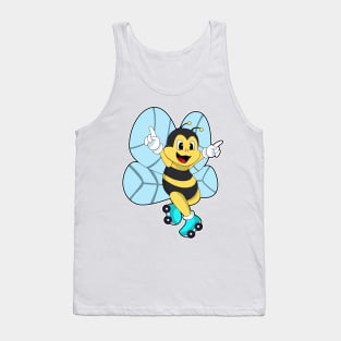 Bee with Roller skates Tank Top